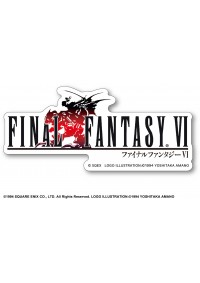 Autocollant Logo Sticker Final Fantasy VI Par Square Enix